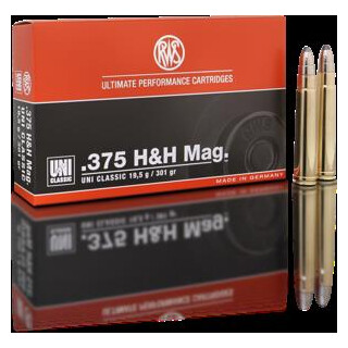 RWS .375 H&H MAG UNI Classic 19,5G pro Pack=20 Stück
