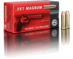 .357 Magnum 10,2 g Vollmantel Flachkopf Pack=50 Stück