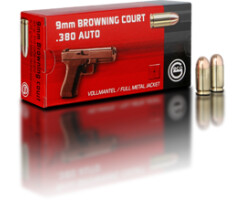 9 mm Browning Court 6,15 g Vollmantel Rundkopf Pack=50...