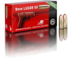 9 mm Luger 8,0 g Vollmantel-Rundkopf, verkapselt   Pack=50 Stück