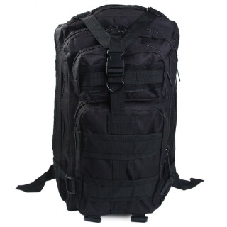 Taktischer Rucksack 30L f&uuml;r Outdoor, Survival, Trekking, Paintball, Jagd, Wandern, Sport mit viel praktischen Taschen schwarz