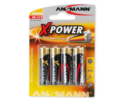ANSMANN X-POWER Batterie 4x AA