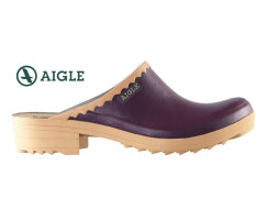 AIGLE Damen-Clogs VICTORINE aubergine Gr. 35