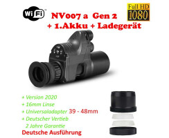 Pard NV007a Linse 16mm Wifi 850nm IR Nachsatzger&auml;t Edition 2020 Sony HD Linse mit Universal Schnellmontageadapter