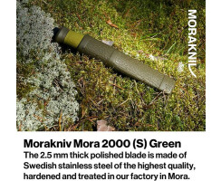 Mora Messer 2000, Jagdmesser Outdoormesser olivgrün