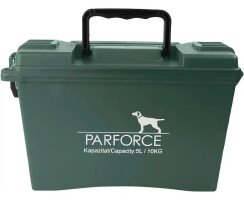 Parforce Transport- und Munitionsbox aus Kunststoff Grün Klein